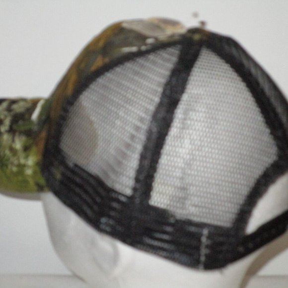 3 Oaks Embroidered Camo  Net Back Fishing Baseball Cap Hat Adjustable New #763 - Picture 4 of 11